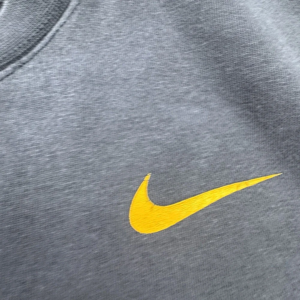 Nike Baylor Bears Sweatshirt Mens Sz XL Gray Nike Club Fleece Crew Pullover NCAA